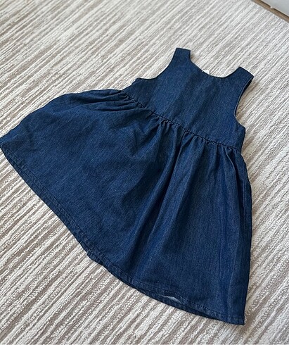 Kız çocuk kot elbise - Görsel 5