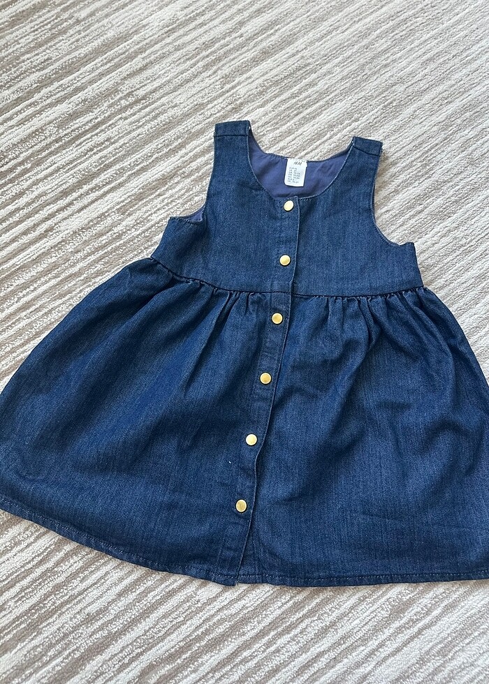 Kız çocuk kot elbise - Görsel 3
