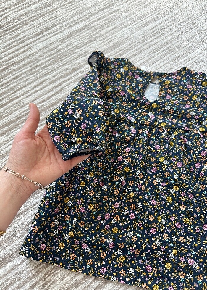 H&M çiçekli elbise - Görsel 3