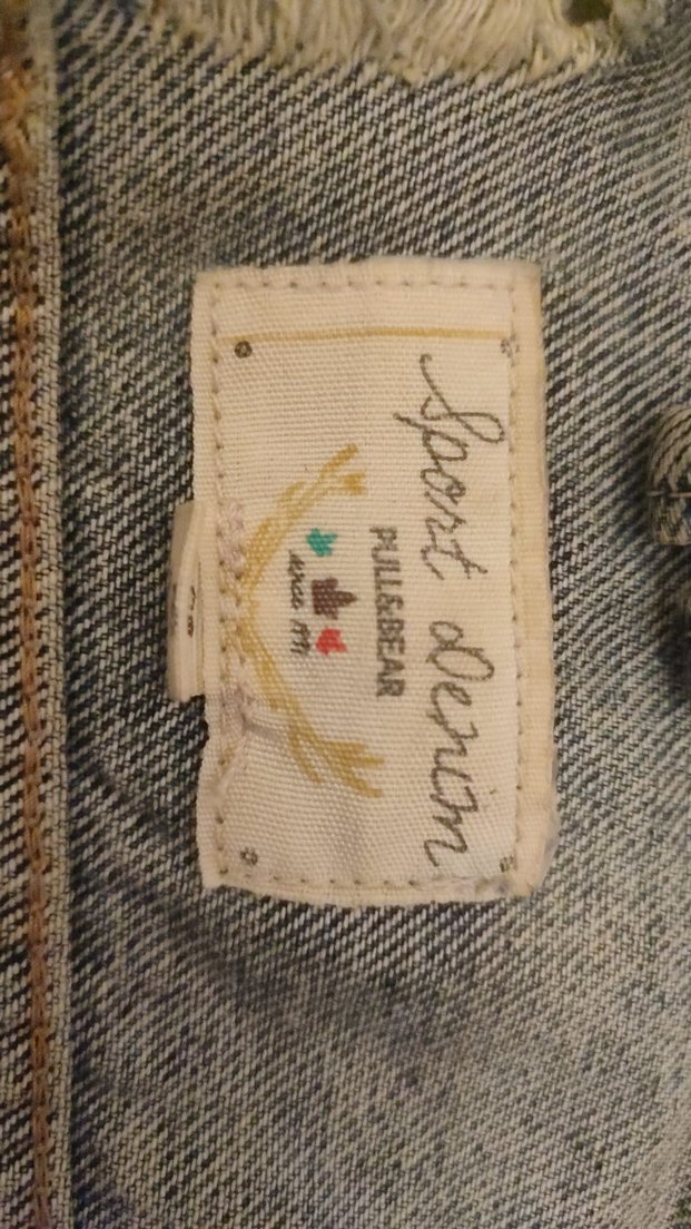 Düğmeli Gri kot Ceket - Görsel 3