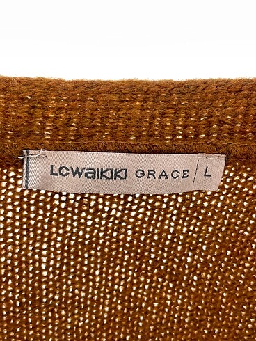 l Beden kahverengi Renk LC Waikiki Hırka %70 İndirimli.