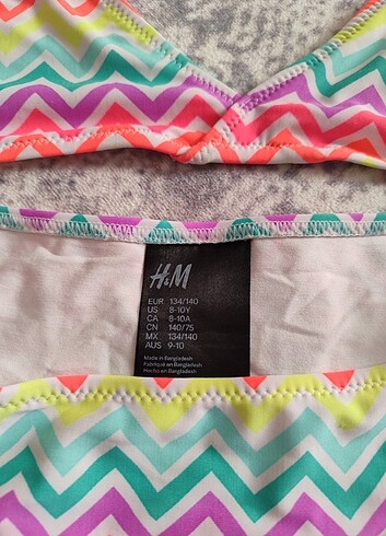 10 Yaş Beden H&M kız çocuk bikini