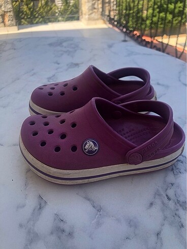 24 Beden mor Renk Orjinal Mor Renk Çocuk Crocs