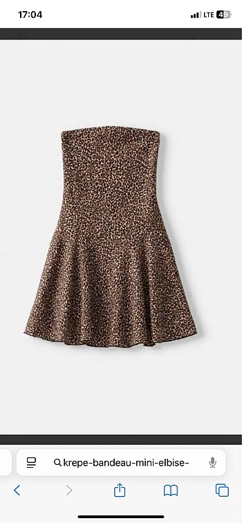 xs Beden BERSHKA leoparlı