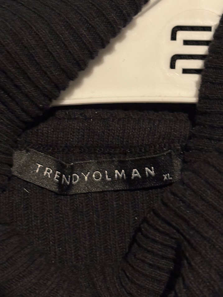 Siyah Erkek Boğazlı Triko Kazak - Görsel 2