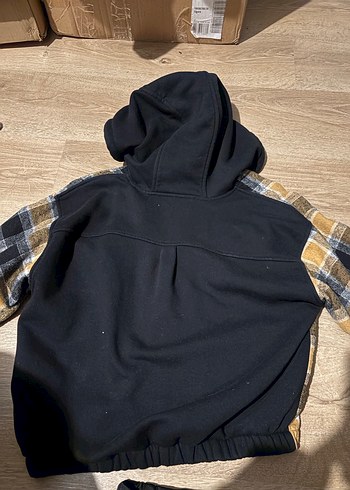 Kadın Kahverengi Ekose Düğmeli Gömlek - Görsel 3