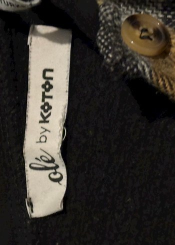 Kadın Kahverengi Ekose Düğmeli Gömlek - Görsel 4