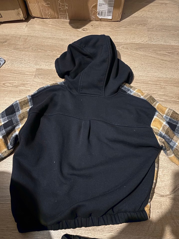 Kadın Kahverengi Ekose Düğmeli Gömlek - Görsel 3