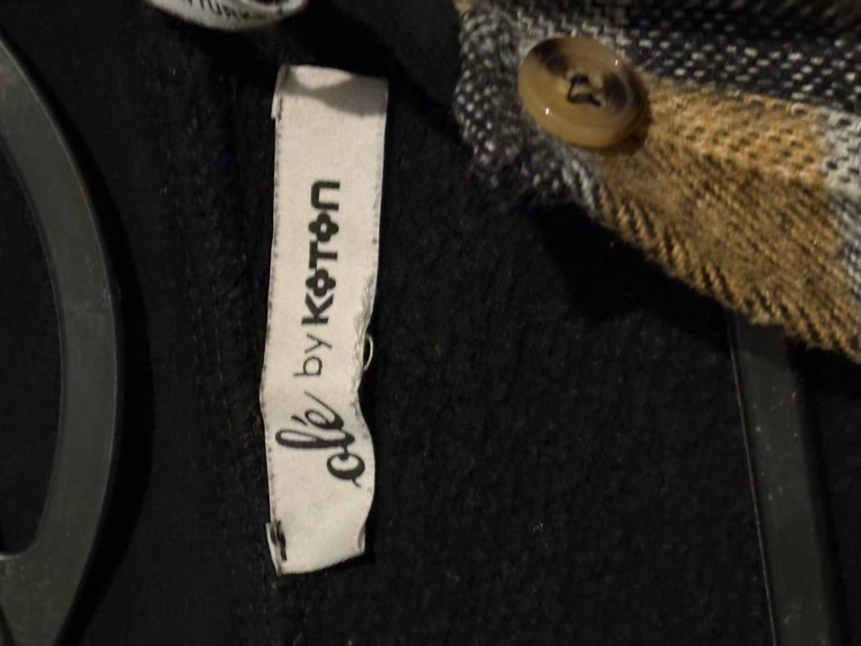 Kadın Kahverengi Ekose Düğmeli Gömlek - Görsel 4