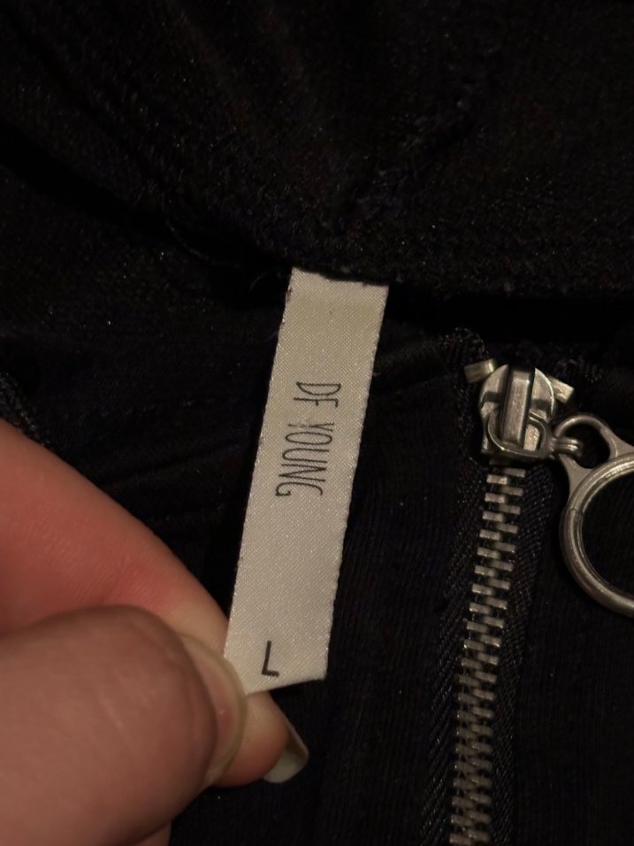 Siyah Yarım Fermuarlı Kadın Sweatshirt - Görsel 3