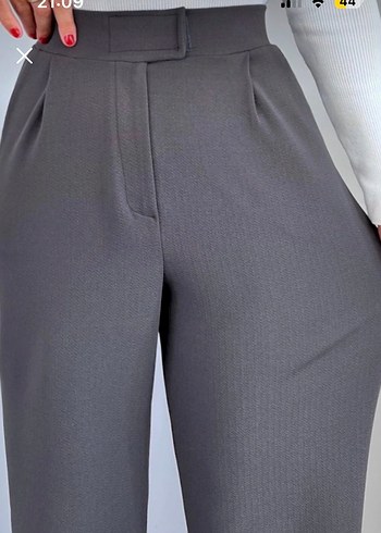 Koyu Gri Kadın Likralı Pantolon - Görsel 2