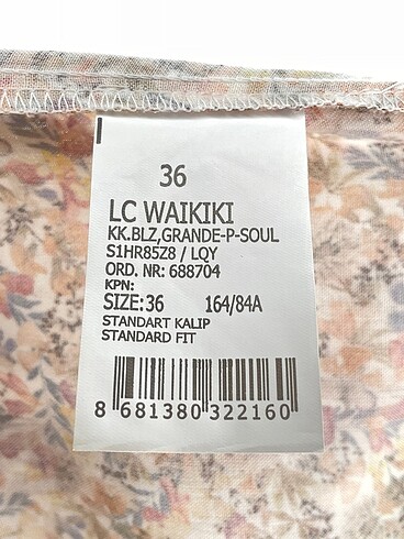 l Beden çeşitli Renk LC Waikiki Bluz %70 İndirimli.