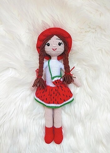 Amigurumi bebek.karpuz bebek.