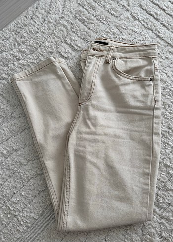 xs Beden Milla ekru jean