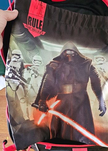 Kırmızı Star Wars Çocuk Okul Çantası - Görsel 2