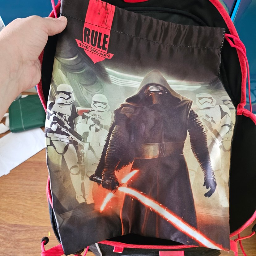 Kırmızı Star Wars Çocuk Okul Çantası - Görsel 2