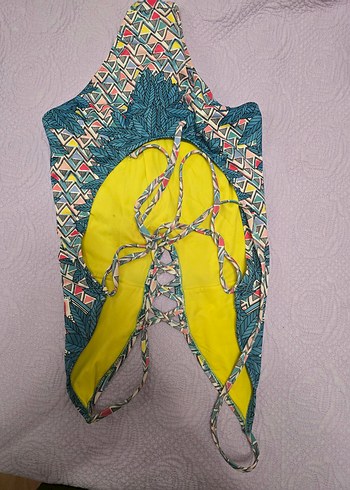 Renkli Bohem Desenli Kadın Mayo - Görsel 2