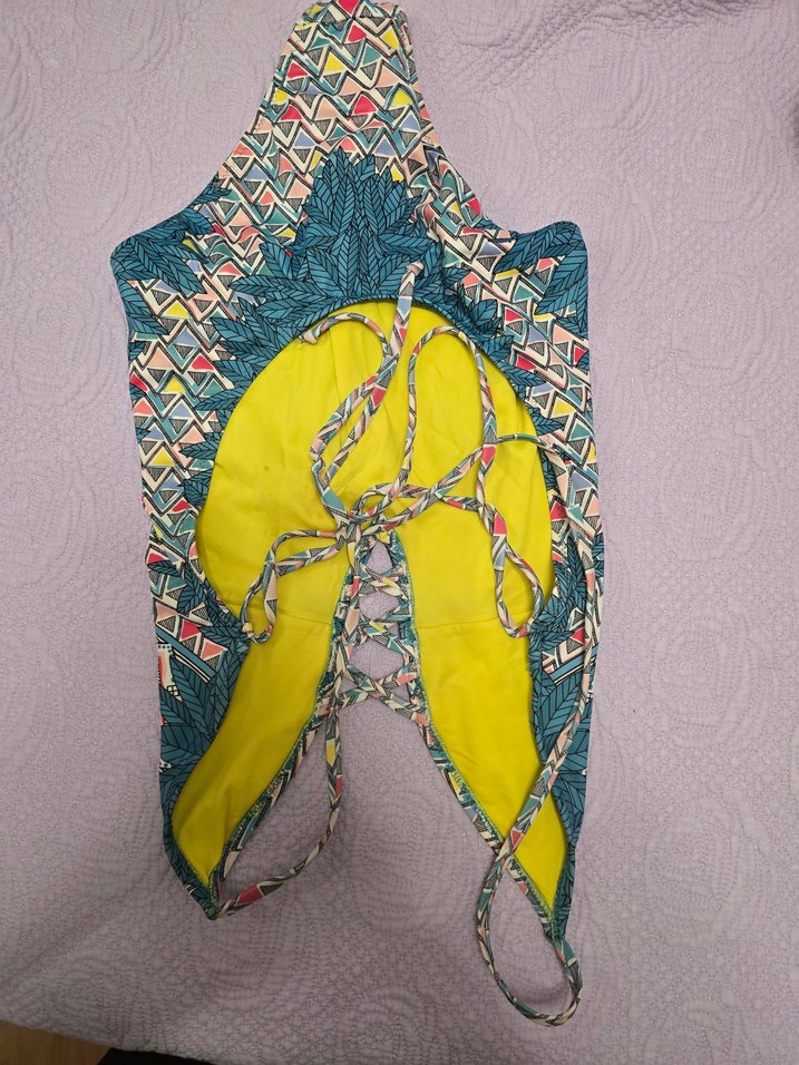 Renkli Bohem Desenli Kadın Mayo - Görsel 2