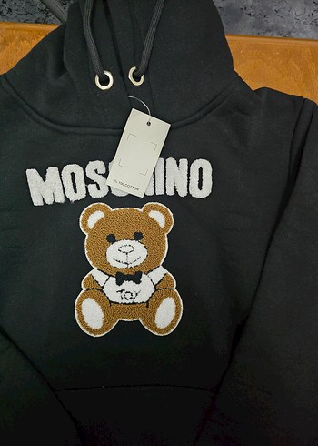 MOSINO Ayıcık Baskılı Kapüşonlu Sweatshirt - Görsel 2