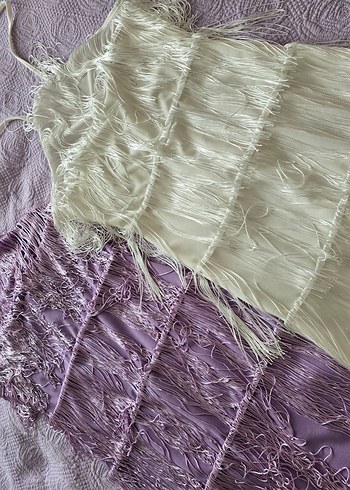 Bohem Tarzda  Fırfırlı Kadın elbise - Görsel 2