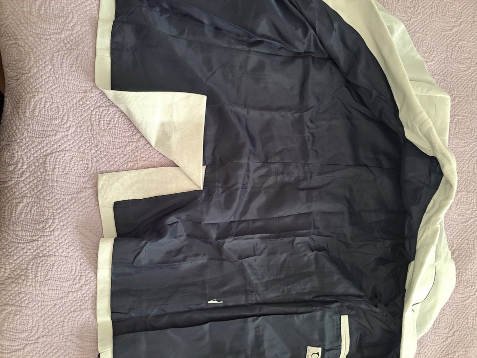 Düğmeli Beyaz Kadın Blazer Ceket - Görsel 2