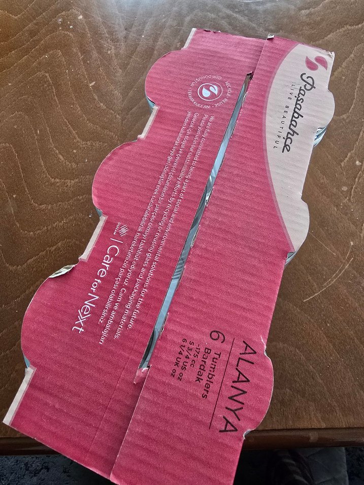 6'lı Şeffaf Bardak Seti - Görsel 2