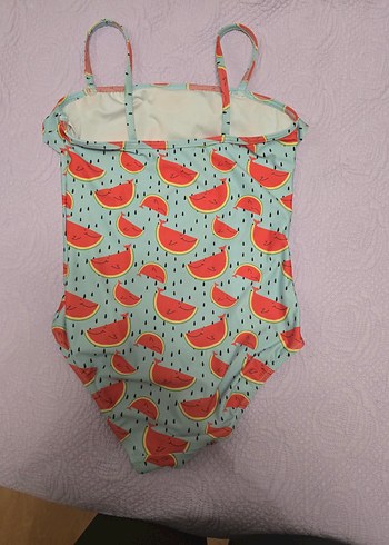 Renkli Desenli Kız Çocuk Mayolari - Görsel 6