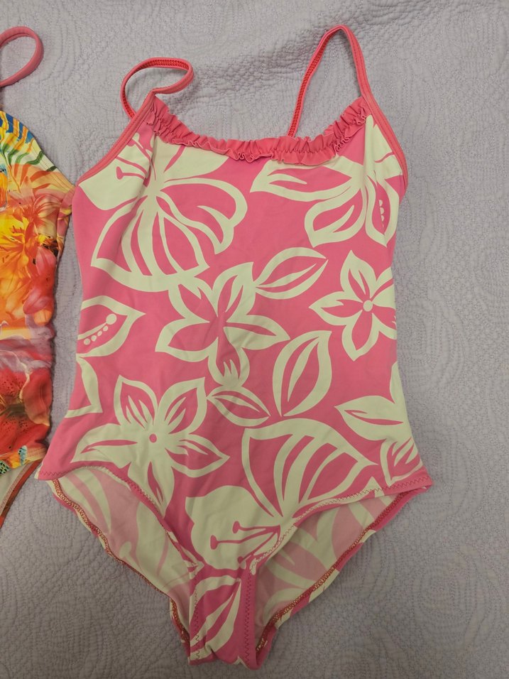 Renkli Desenli Kız Çocuk Mayolari - Görsel 2