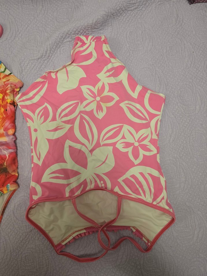 Renkli Desenli Kız Çocuk Mayolari - Görsel 3