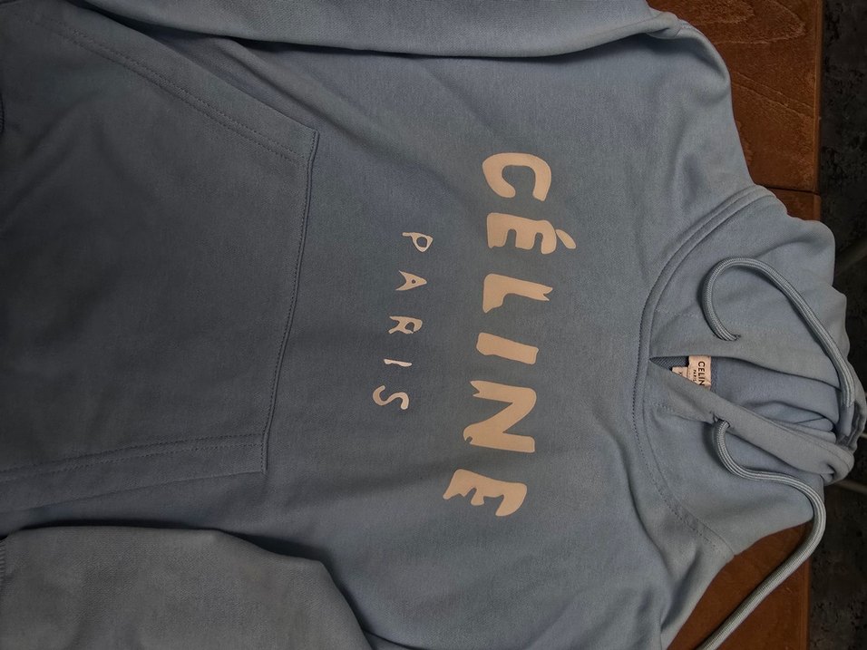 Mavi Baskılı Kadın Sweatshirt - Görsel 3