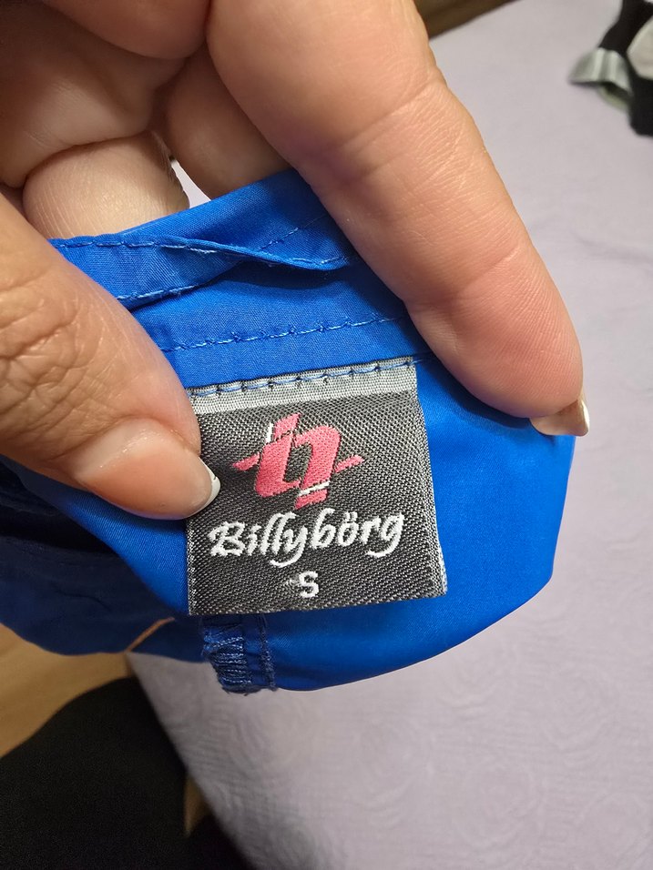 Mavi Rahat Kesim Mini Şort - Görsel 3