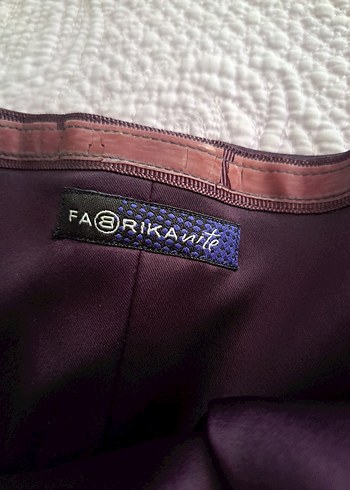 Mor Drapeli Straplez Midi Elbise - Görsel 5