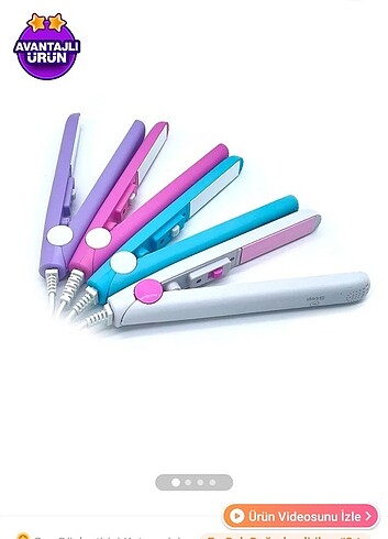 Seyahat tipi mini düzleştirici 
