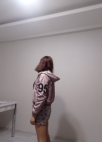 Kadın mevsimlik yağmurluk ceket - Görsel 4