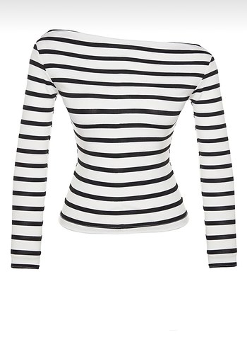 Kaık yaka bluz - Görsel 3