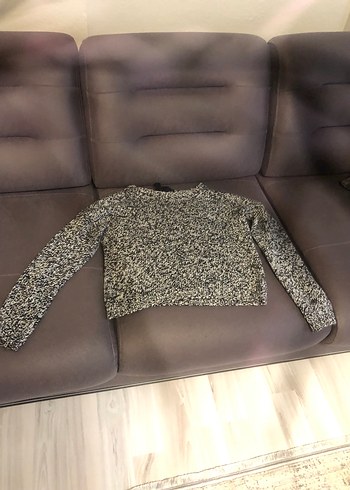 Örgü Kadın Uzun Kollu Kazak - Görsel 2