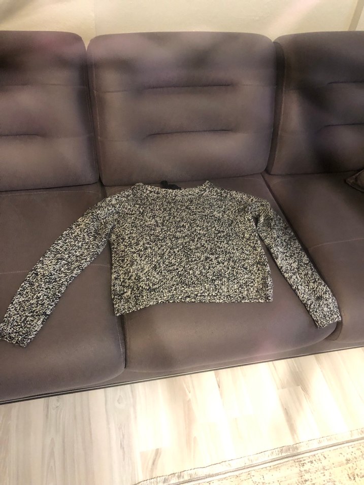 Örgü Kadın Uzun Kollu Kazak - Görsel 2