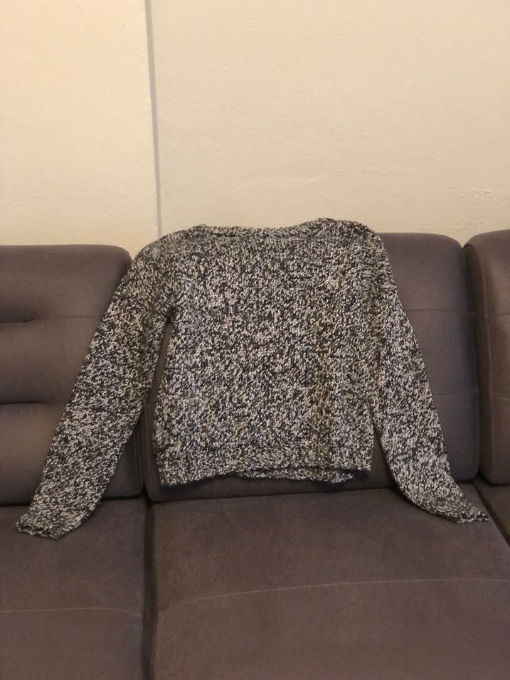 Örgü Kadın Uzun Kollu Kazak - Görsel 3