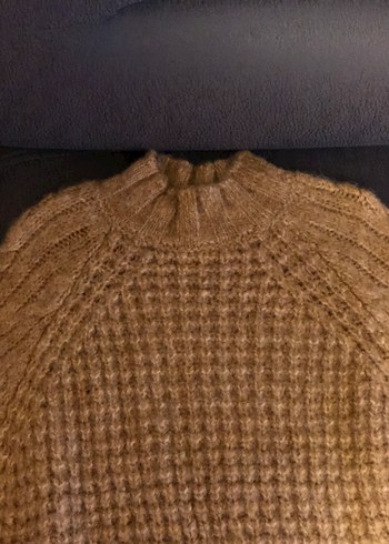 Bej Örgü Kadın Kazak - Görsel 3