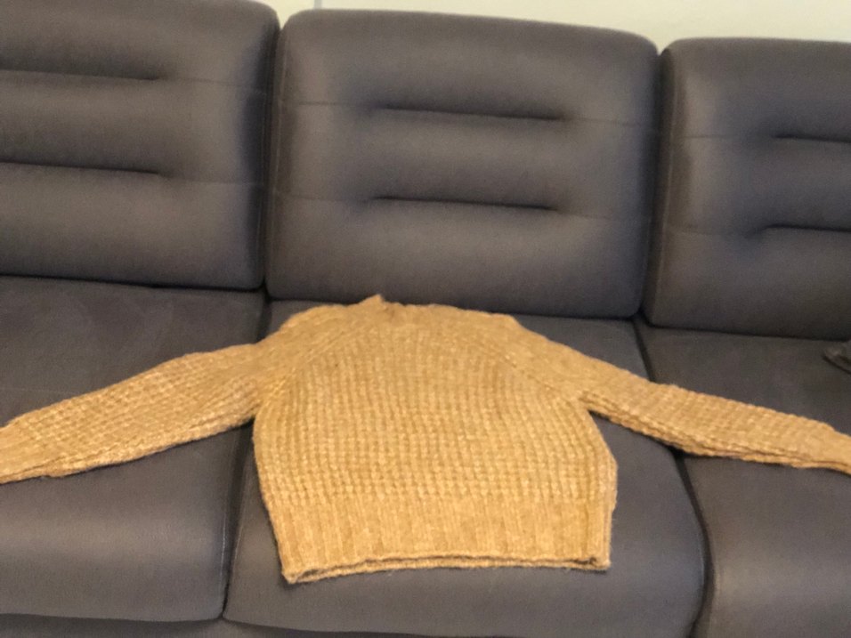 Bej Örgü Kadın Kazak - Görsel 4