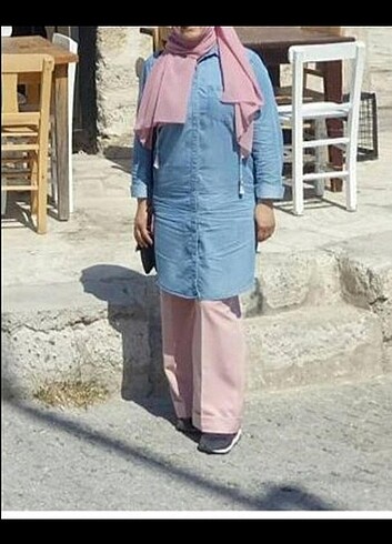 xl Beden Duple paça pantolon 