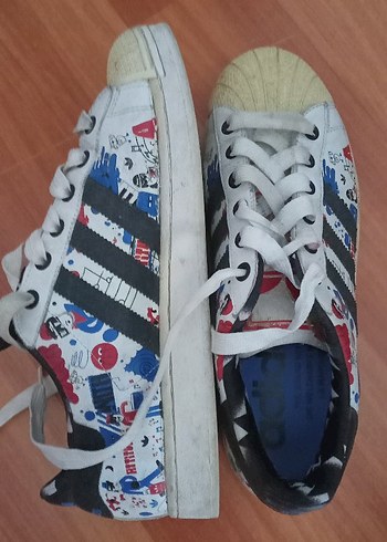 Adidas Adidas Kadın Beyaz Tie-Dye Spor Ayakkabı 42 numara
