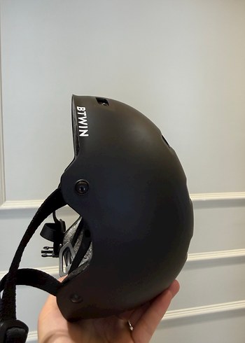 Siyah Biker Tarzı Motosiklet Kaskı(Hiç Kullanılmadı) - Görsel 2