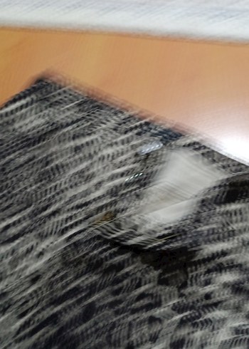 Uzun leopar Desenli Dar Kesim  Etek - Görsel 3