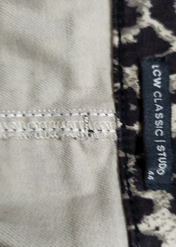 Uzun leopar Desenli Dar Kesim  Etek - Görsel 4