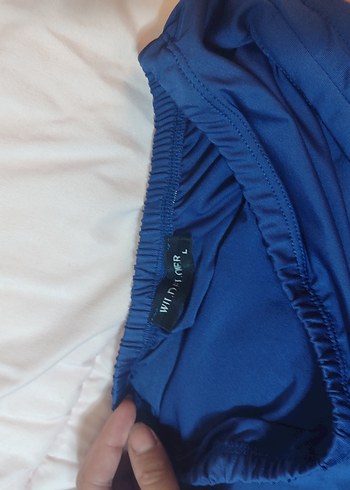 Mavi Drapeli Kolsuz Kadın Bluz - Görsel 3