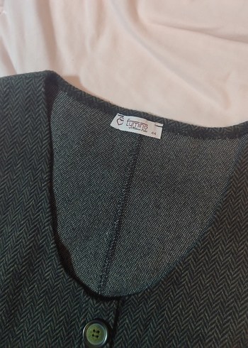 Düğmeli Gri Hamile Tulum - Görsel 2