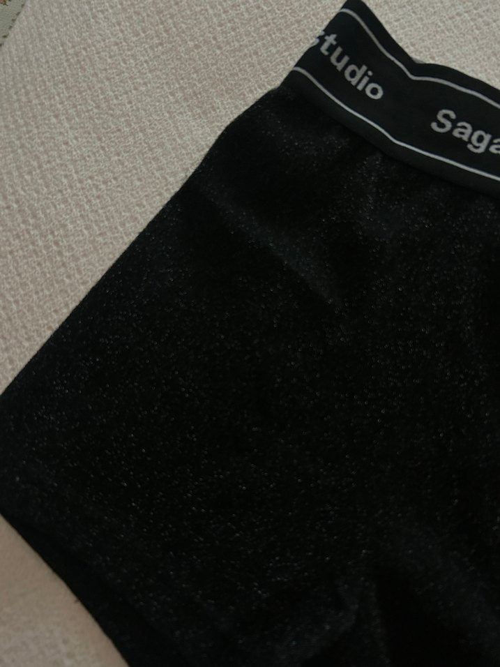 SagazaStudio Siyah Mini boxer Şort - Görsel 2