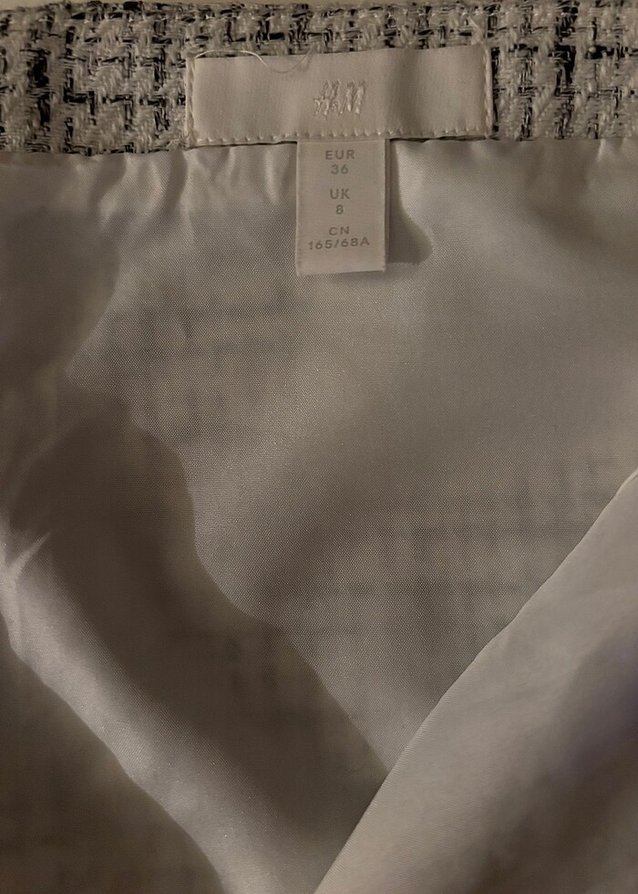 H&M Tüvit Etek - Görsel 5