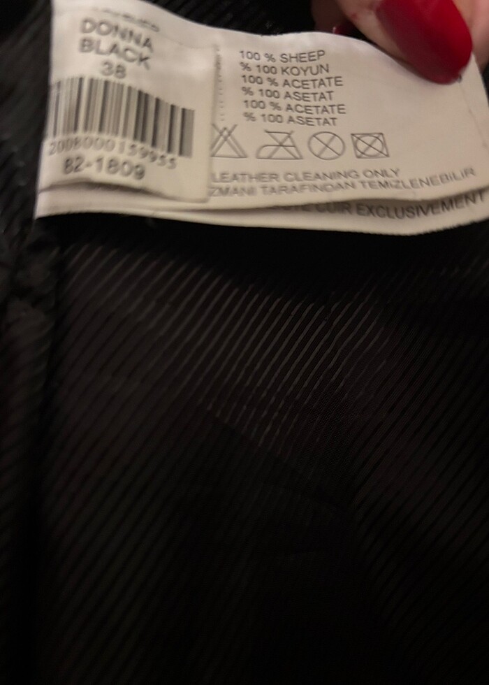 MRM kadın gerçek deri ceket - Görsel 4